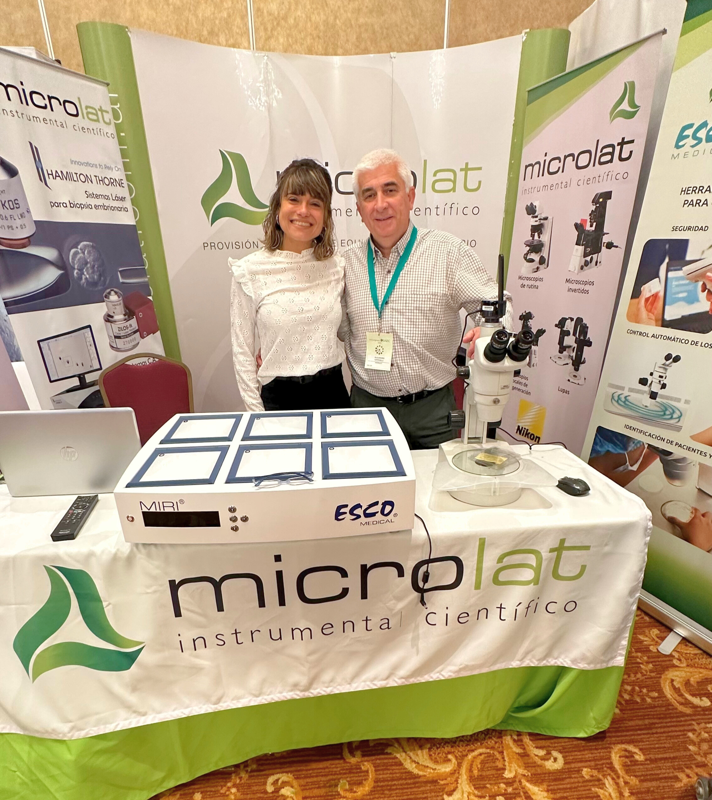 III Congreso SAEC 2023: Microlat presente en embriología clínica