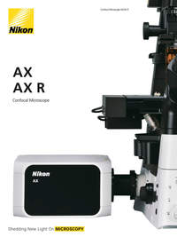 Microscopios confocales (serie AX - AXR)